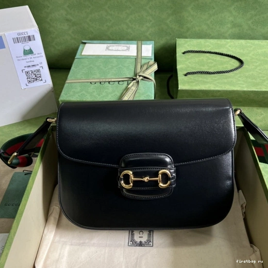 Gucci Horsebit patchwork shoulder bag 1955 0725